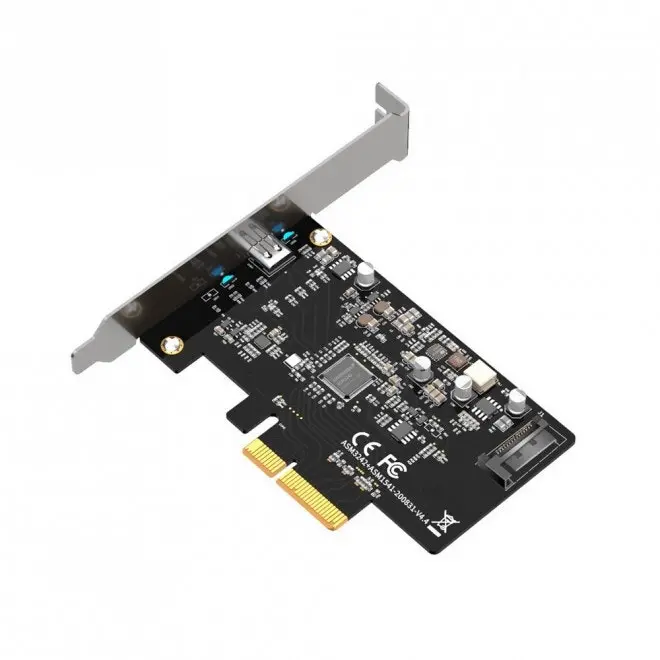 Simplecom EC318 PCI-e x4 to USB 3.2 Gen2x2 20Gbps USB-C Expansion Card For PC