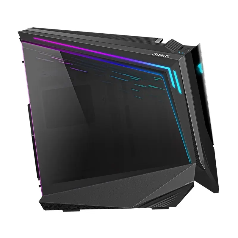 Gigabyte Aorus C700 Glass ATX Full-Tower PC Gaming Computer Case For CPU Black