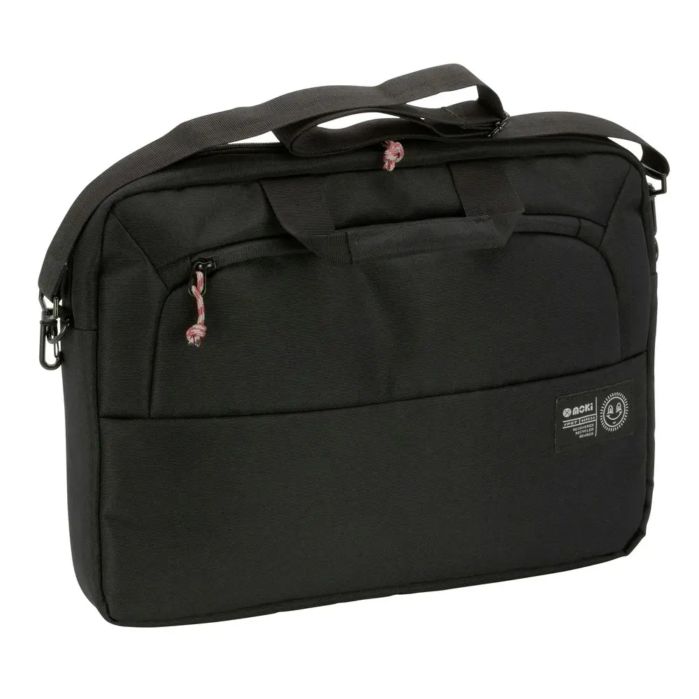 Moki rPET Series 15.6" Laptop/Computer Satchel/Travel Bag/Carry Case Black