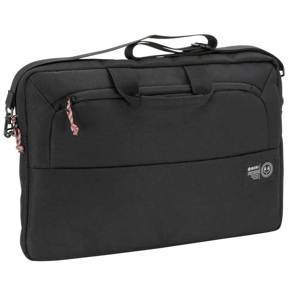 Moki rPET Series 17" Laptop/Computer Satchel/Travel Bag/Carry Case Black