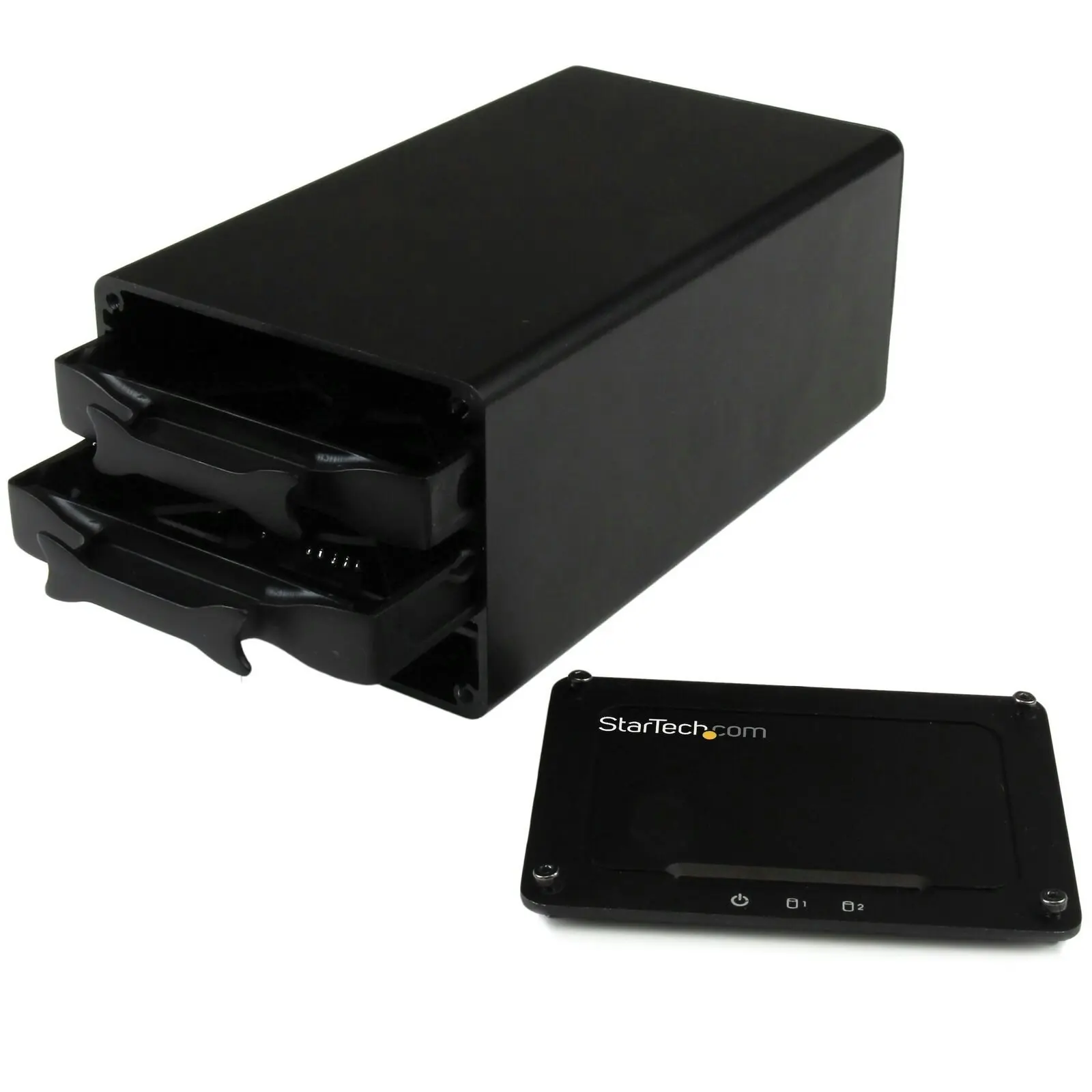 Star Tech Aluminium 2-Drive External Enclosure for Dual 2.5in SSD/HDD SATA Drive