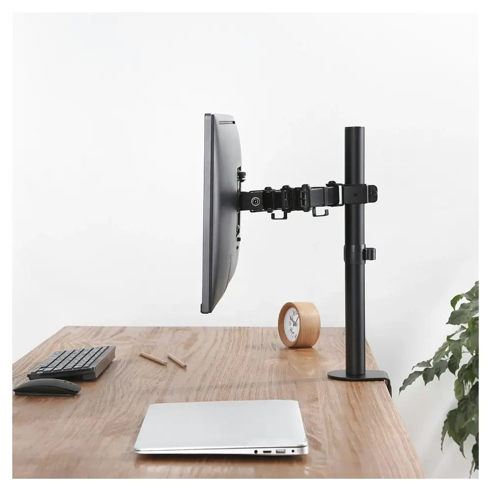 Activiva 13in to 32in Single Monitor Screen Bracket Tilt/Rotate Arm f/Desk Mount