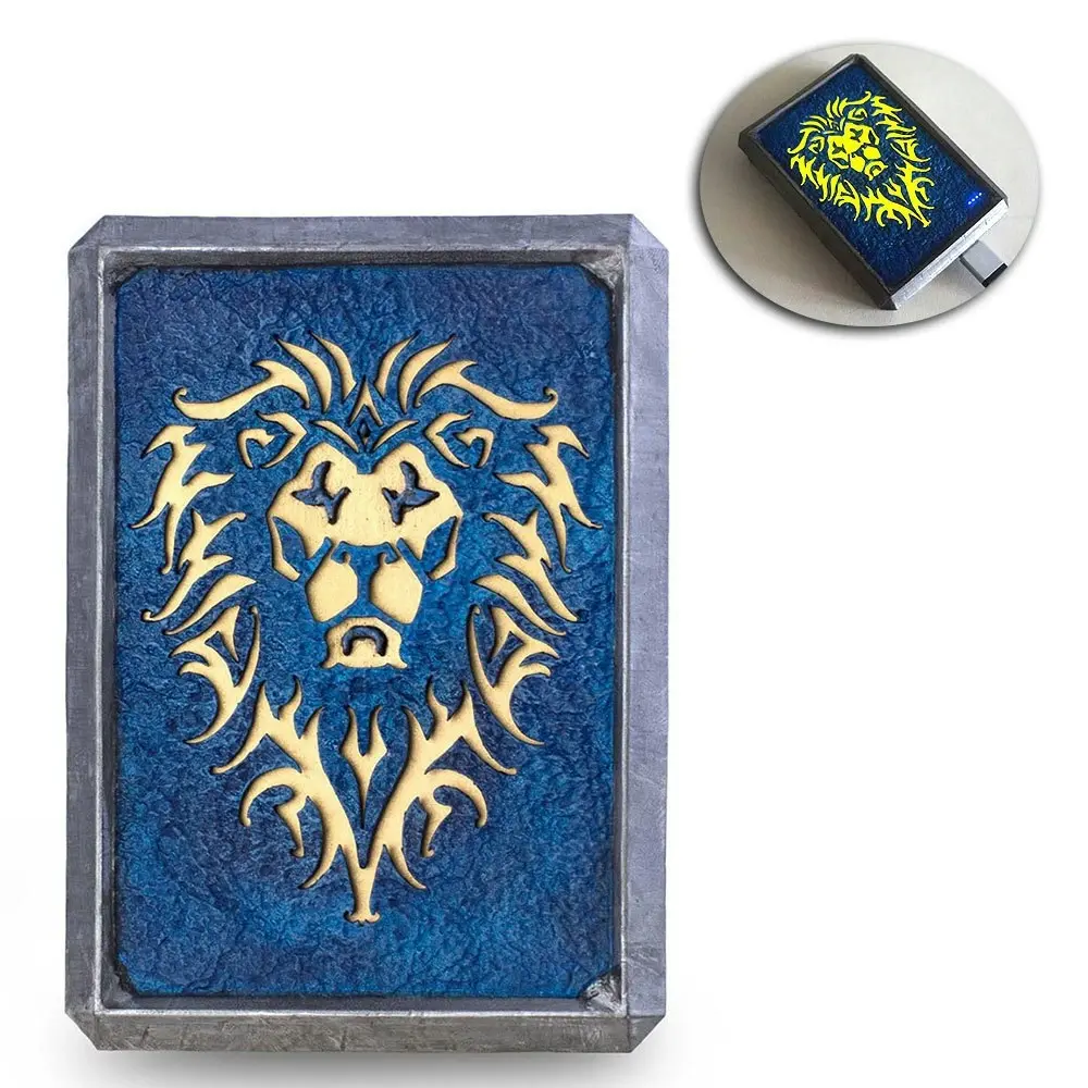 World Of Warcraft 6,720mAh Alliance Symbol Portable Dual USB Charger PowerBank