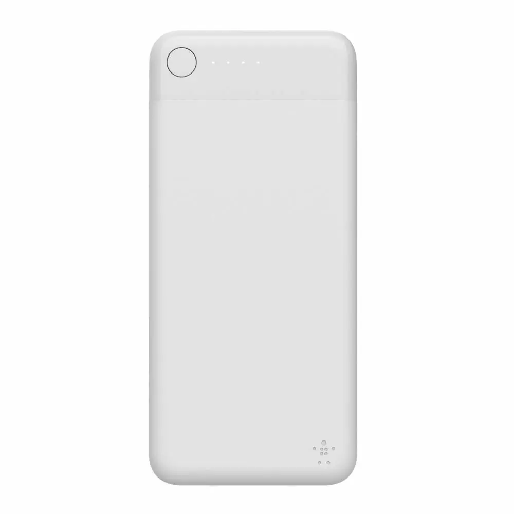 Belkin Boost Power Bank 5000mAh Phone Charger w/ Lightning MFI-Certified White