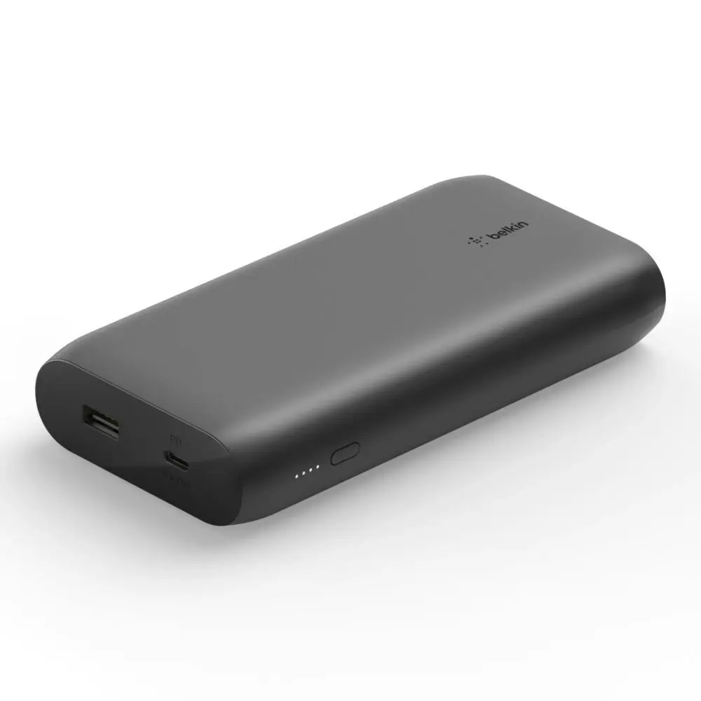 Belkin 20000mAh 12W USB-C/USB-A Power Bank Portable Battery Charger Black