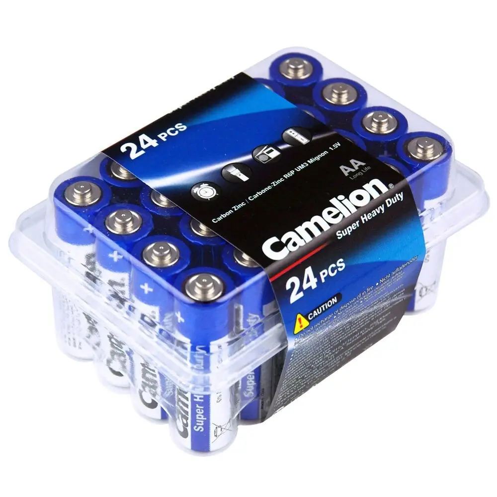 72pc Camelion R03P Super Heavy Duty AA Battery 550mAh 1.5V No Mercury & Cadmium