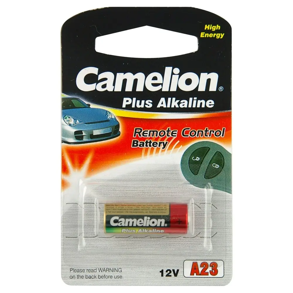 4x Camelion Alkaline Battery 12V 23A Cylindrical Power f/Garage Car Remote Alarm