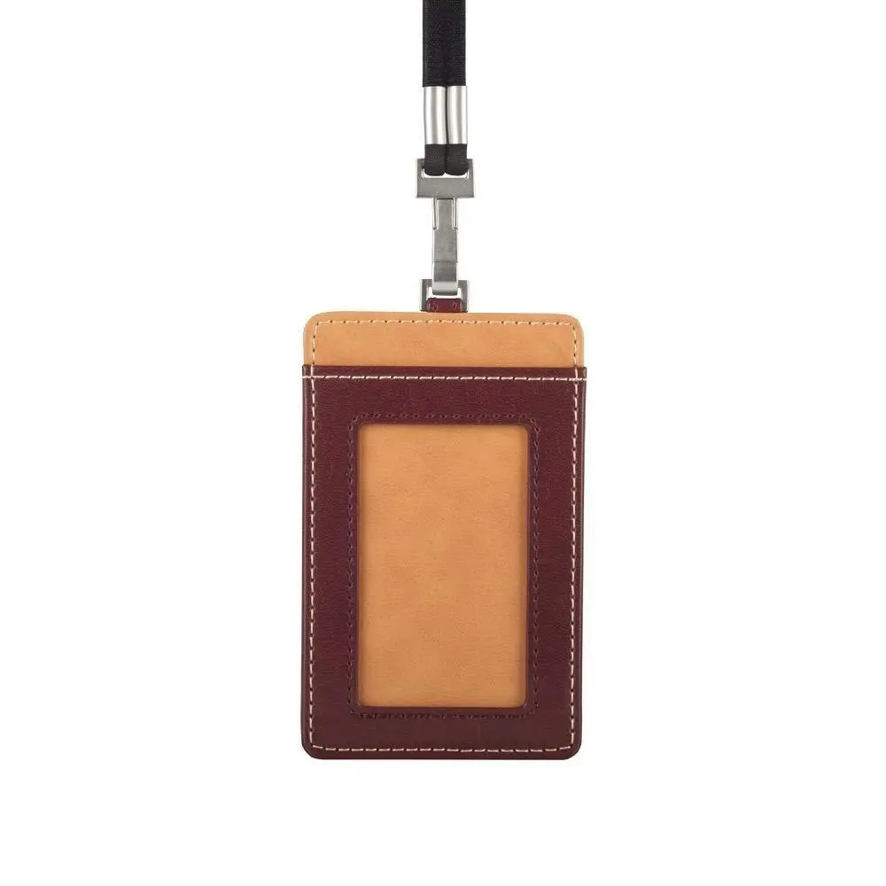 Moshi Adjustable Detachable 11.3x7cm Travel Badge/ID Holder w/Rear Slot Burgundy