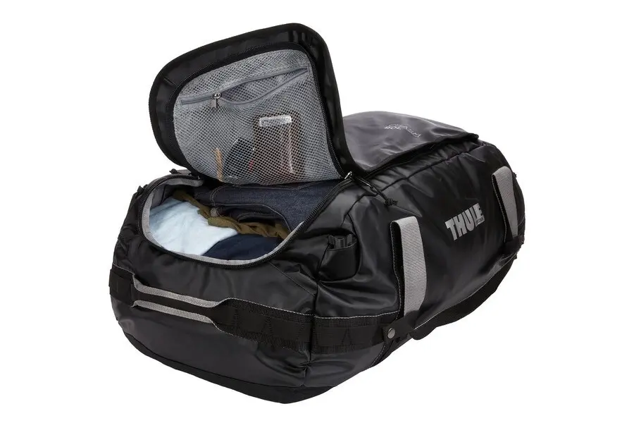 Thule Chasm 2-in-1 Duffel/Backpack 70L/69cm Carry Travel Gym Storage Bag Black