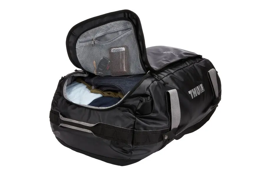 Thule Chasm 2-in-1 Duffel/Backpack 130L/86cm Carry Travel Gym Storage Bag Black