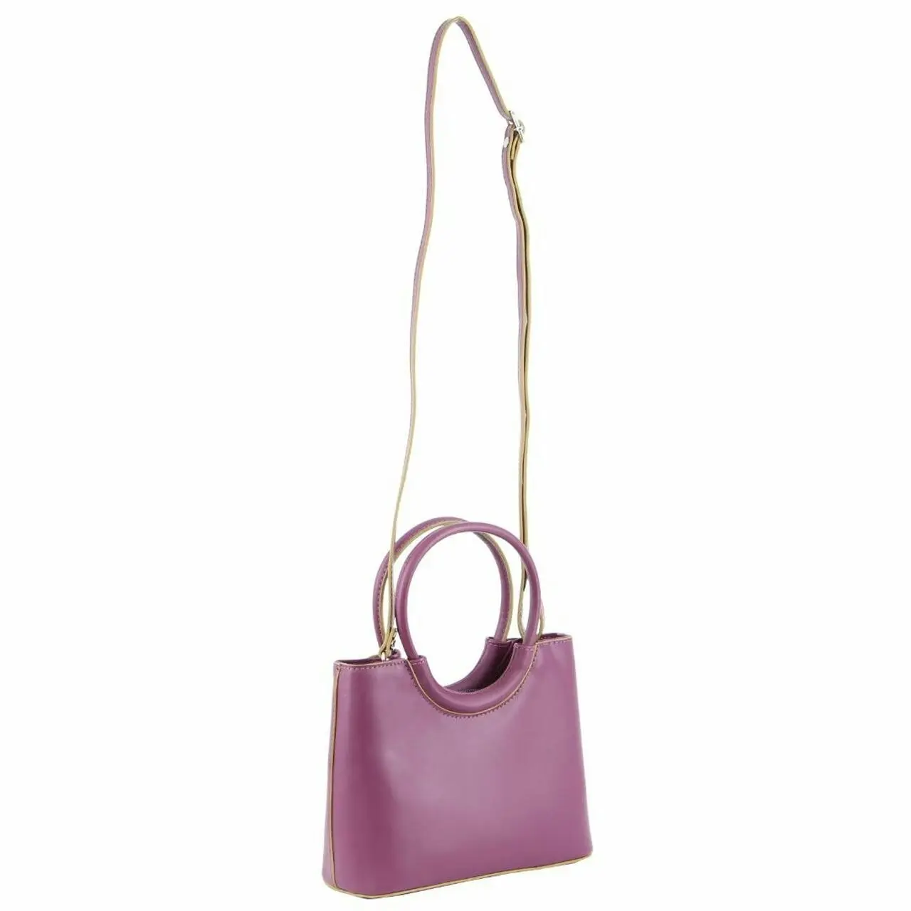 Milleni Mini Fashion Womens/Ladies 21cm Tote Hand Bag Work Shoulder Handbag Plum