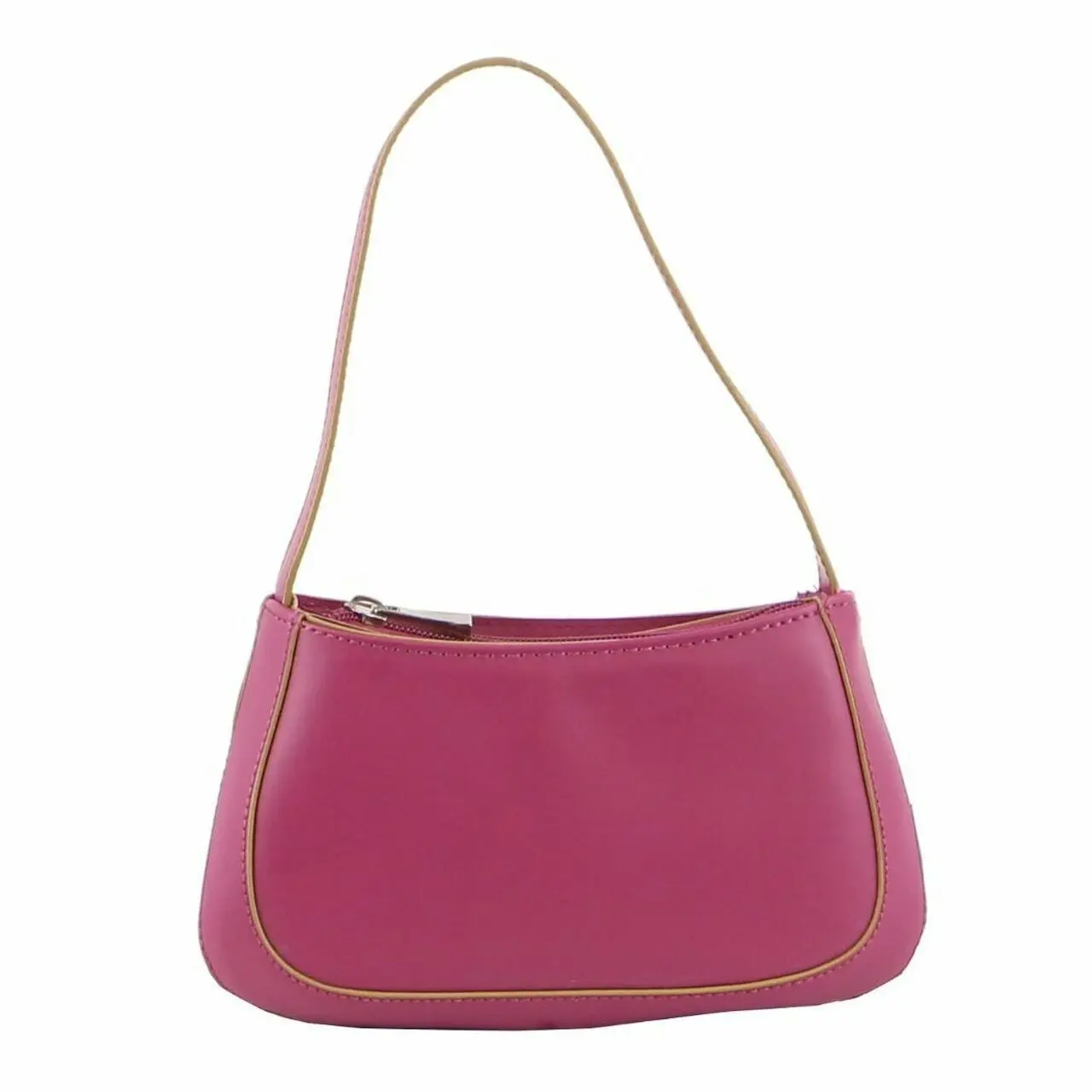 Milleni Mini Fashion Women's/Ladies 20cm Zip Tote Bag Work Shoulder Handbag Plum