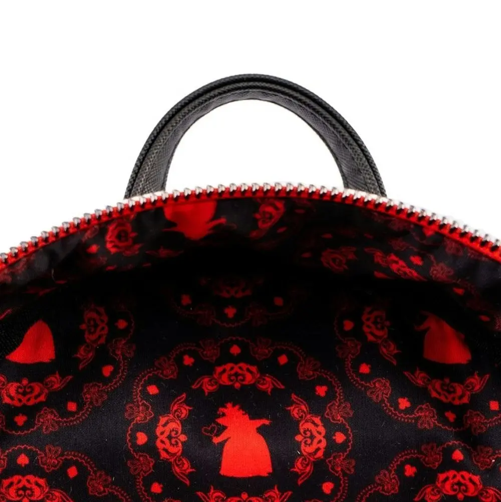 Alice in Wonderland 30cm Queen of Hearts Mini Backpack Faux Leather Adjustable