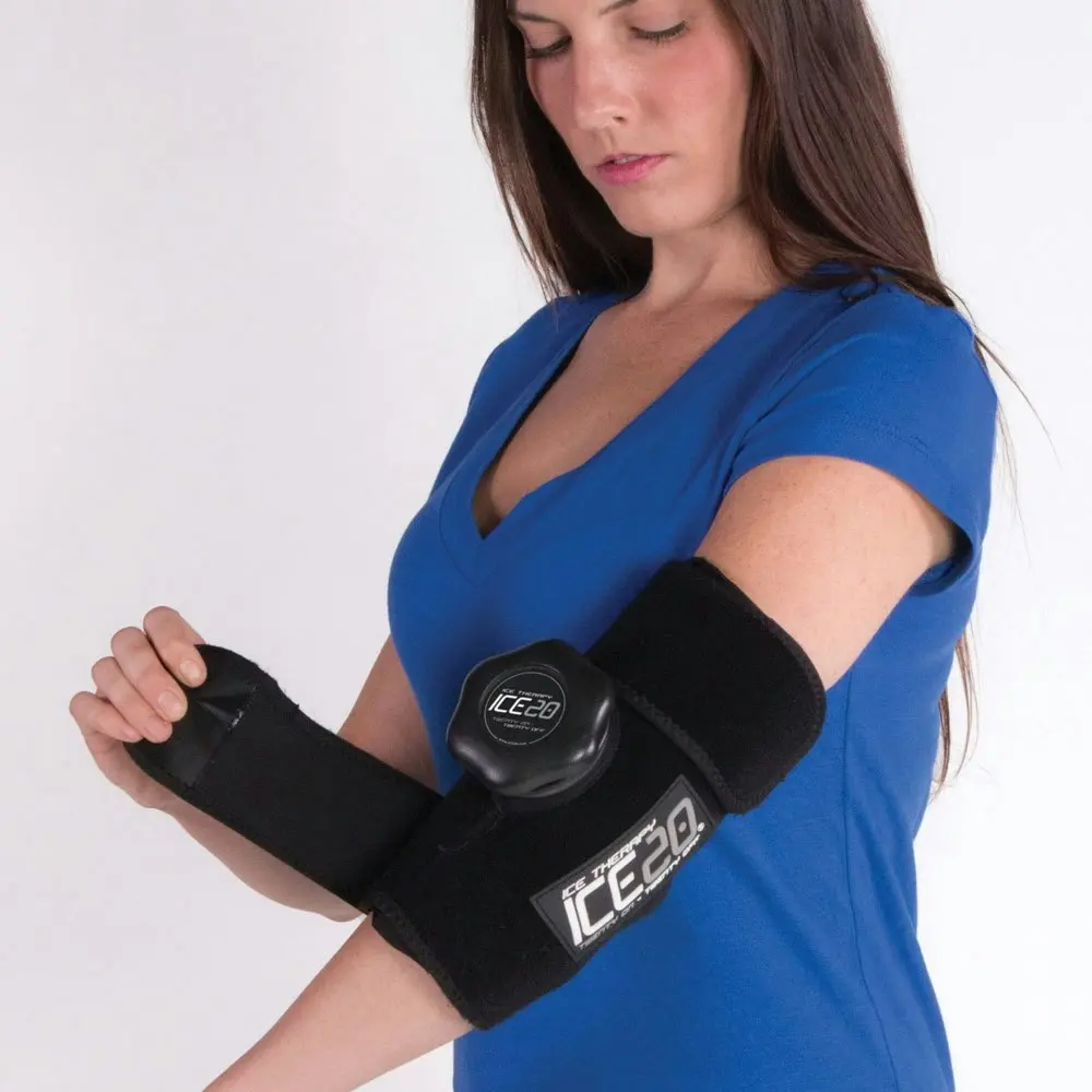 Ice20 Ice Therapy Small Knee Elbow Ankle Cold Compression Wrap  w Bag