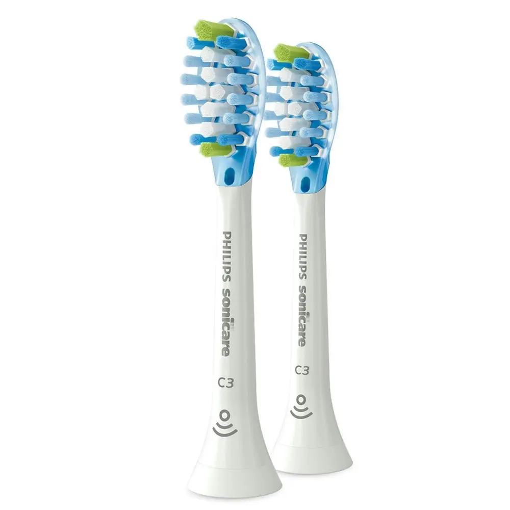 2PK Philips Sonicare Plaque C3 Replacement Brush Heads for Electric Toothbrush W