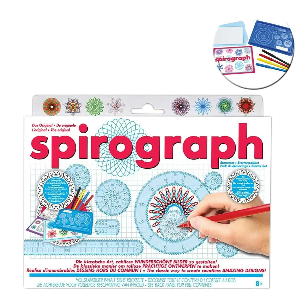 Spirograph Original Design 24pc Kit Creative/Drafting/Drawing/Kids/Art/Craft