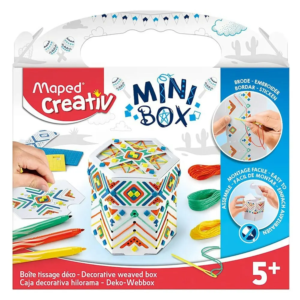 Maped Mini Box Decorative Weaved Box Kids Activity 5y+ Children Art/Craft Toy