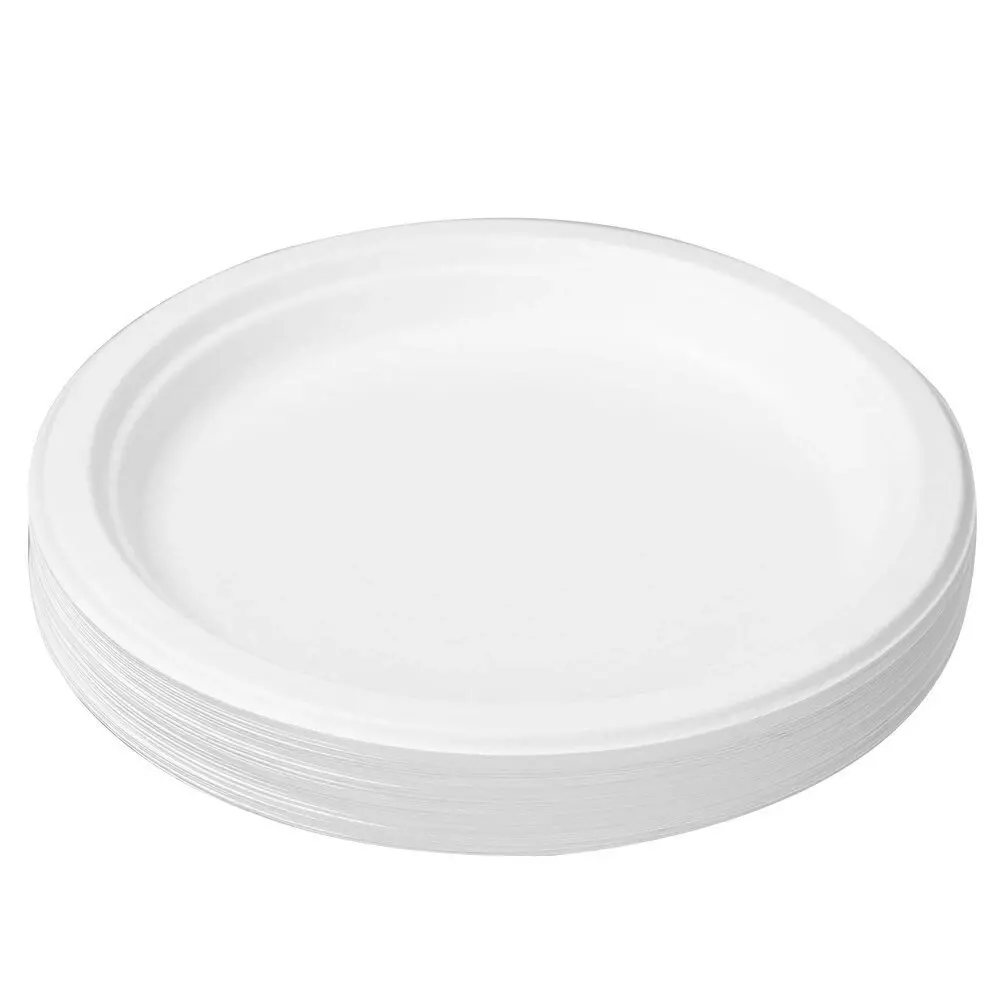 150pc Lemon & Lime Eco/Biodegradable/Compostable Disposable 23cm Dinner Plate WH