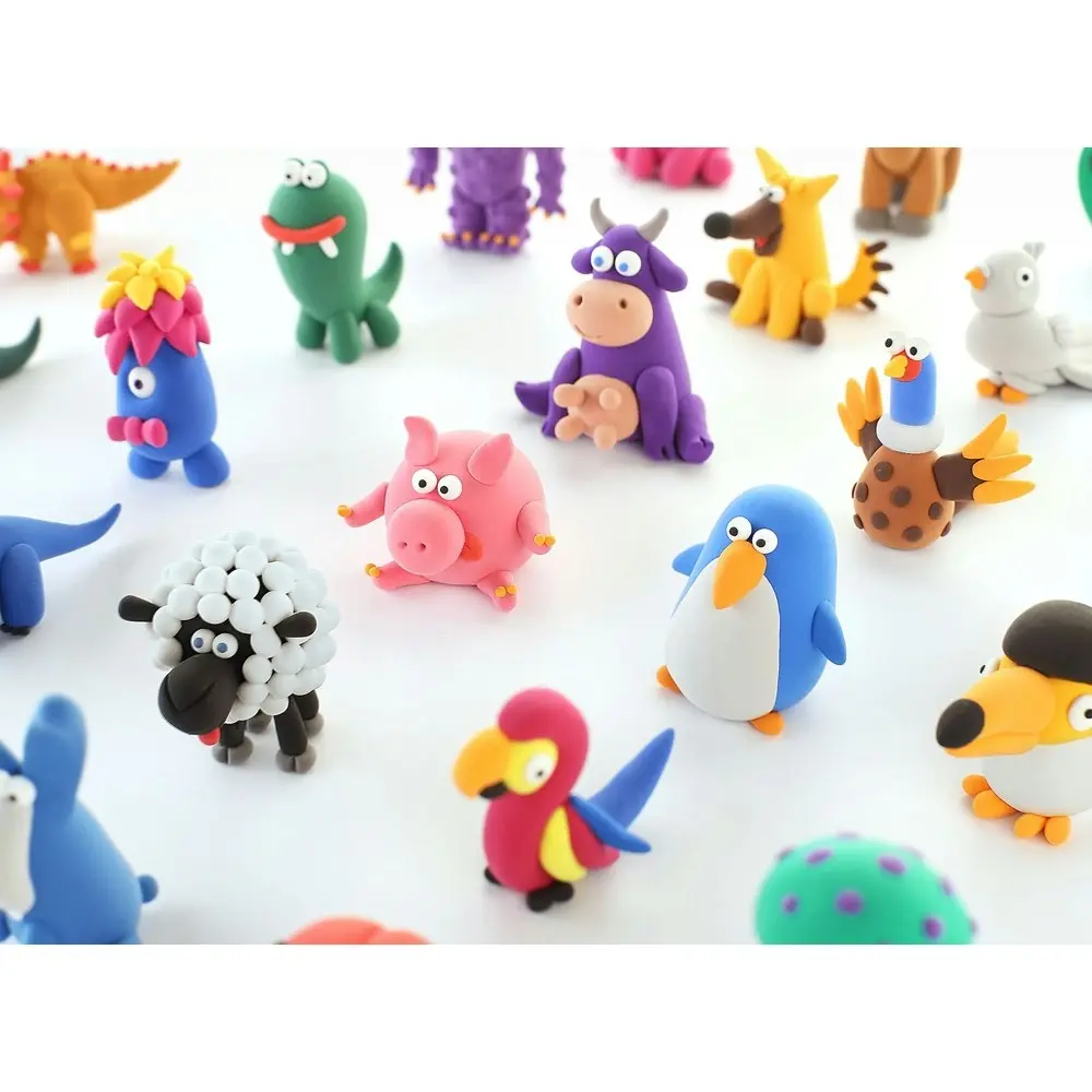 15pc Hey Clay Animals Educational Fun Play Toy Set Kids/Children Toddler 3y+