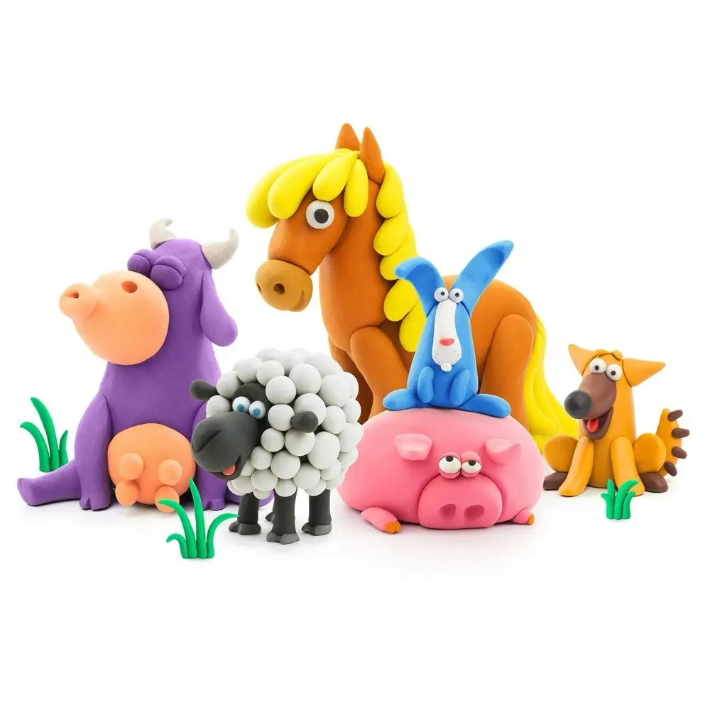 15pc Hey Clay Animals Educational Fun Play Toy Set Kids/Children Toddler 3y+