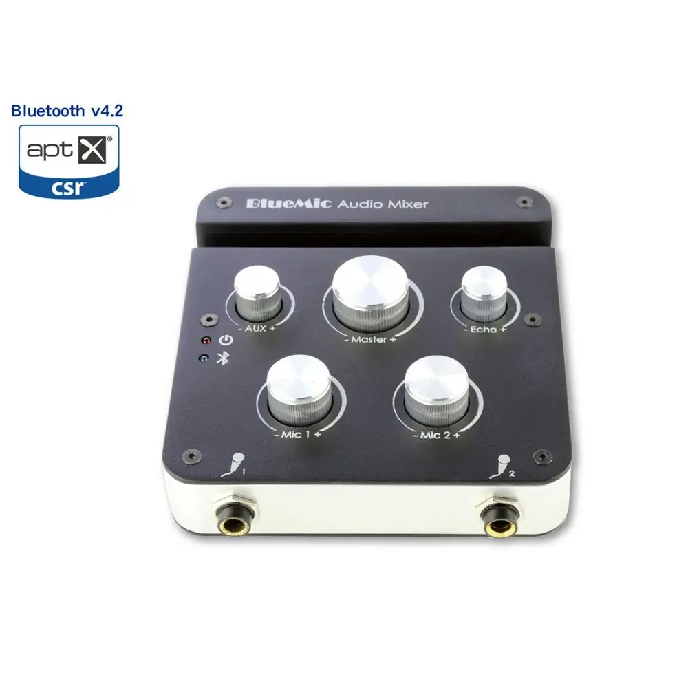 Wireless Bluetooth Microphone 6.35mm Audio Mixer/3.5mm Headphone Amplifier Amp