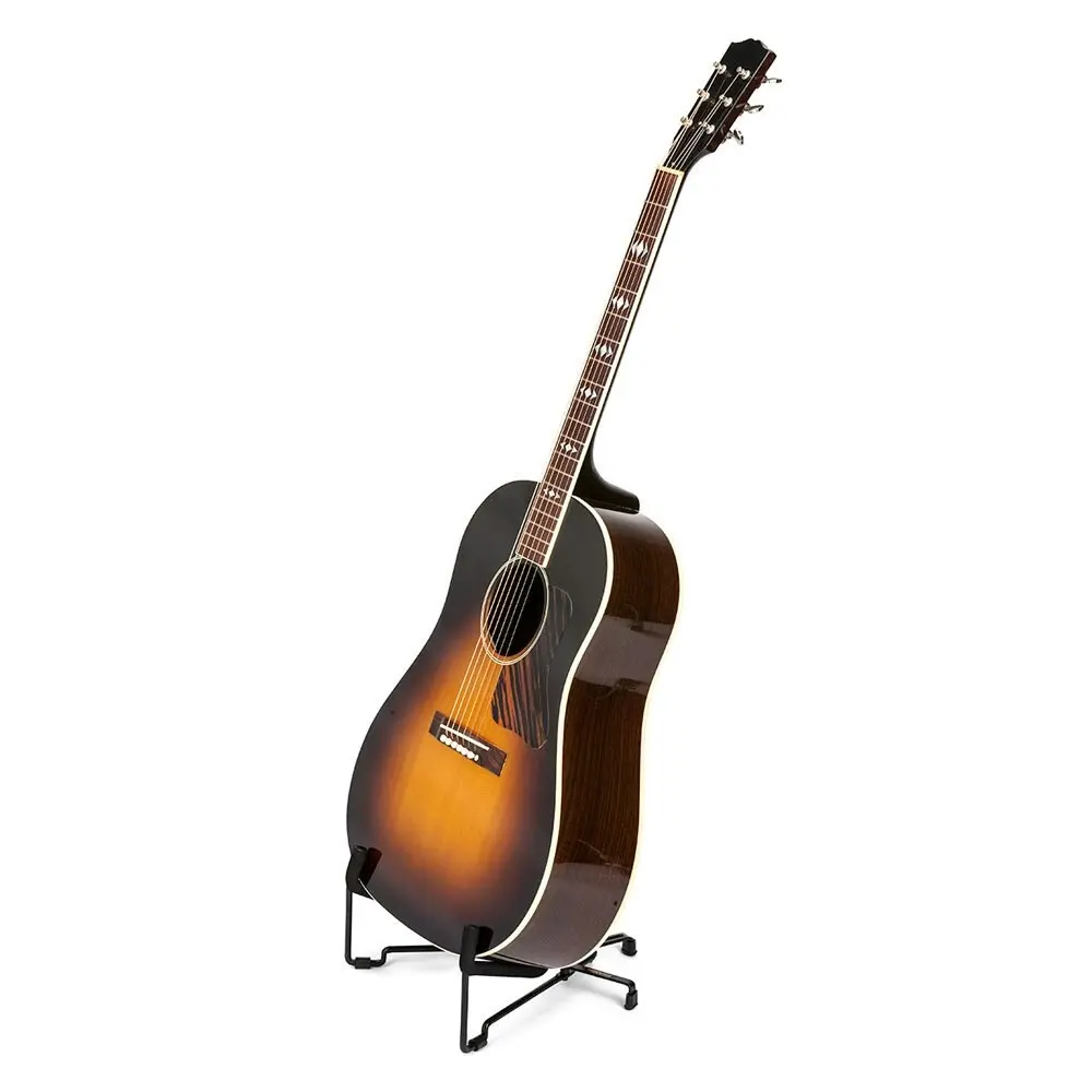 Hercules Travlite Acoustic Guitar/Vihuela Foldable Stand/Floor Rack Holder Black