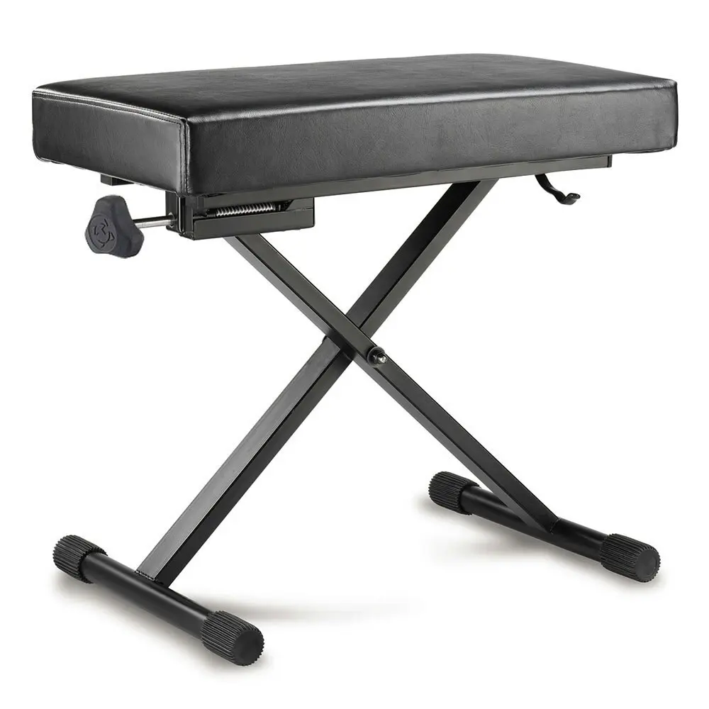 2PK Hercules EZ Height Adjustable X Type Music Keyboard/Piano Bench Seat Stool