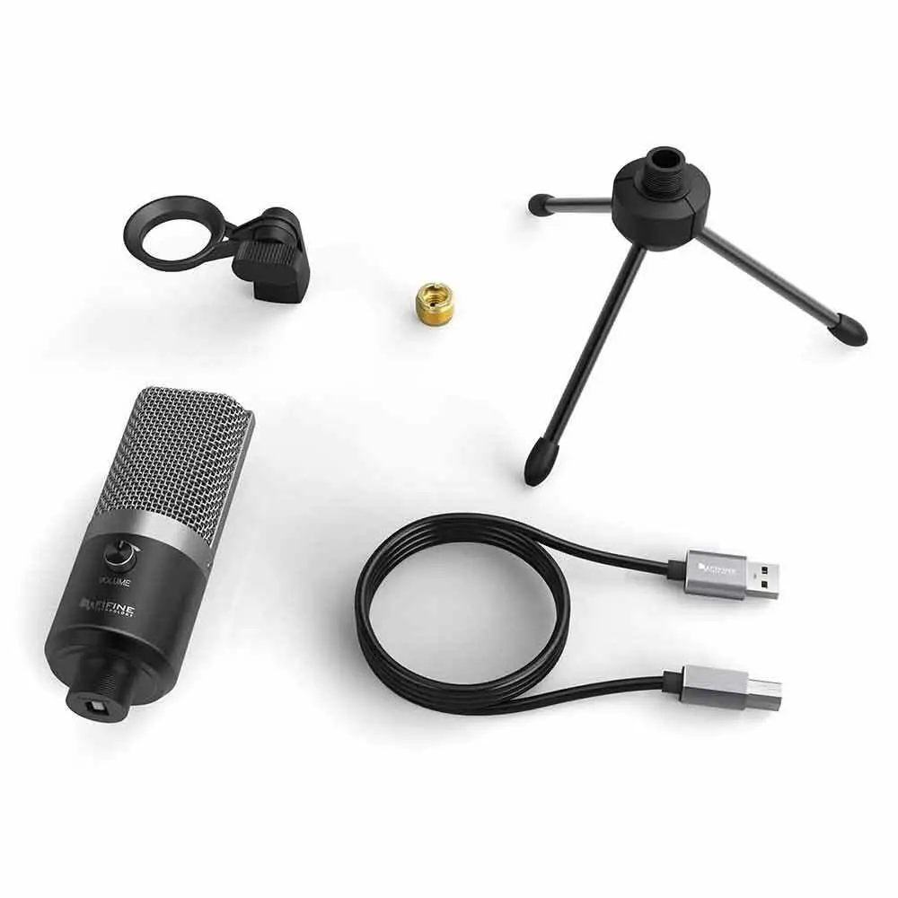 Fifine Technology USB Condenser Cardioid Recording Microphone Streaming Podcast