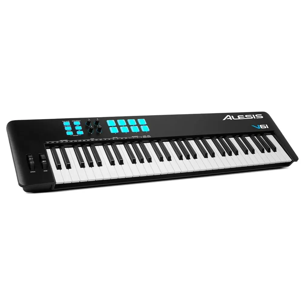 Alesis V61MKII: 61-Key USB-Midi Keyboard & Pad Controller Music/Beat Creation