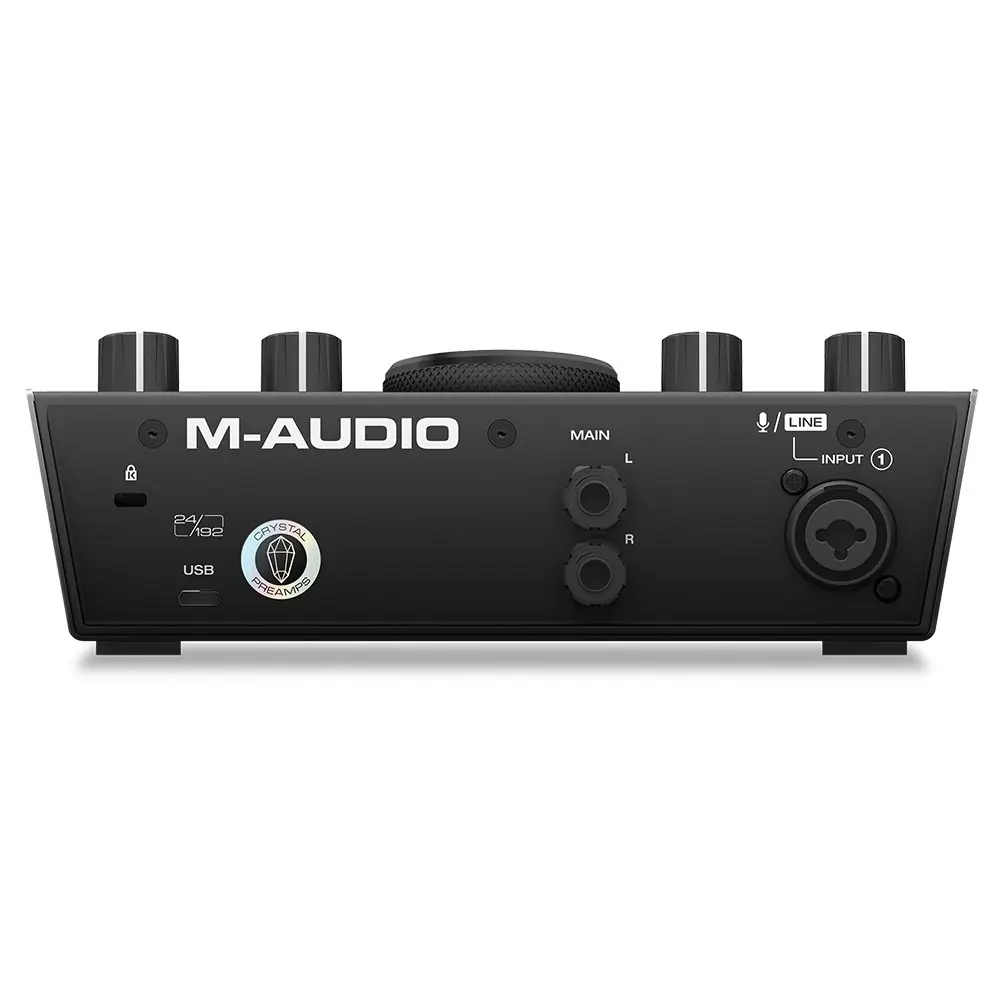 M-Audio Air 192/4 USB 2x2 Audio Interface Recording/Monitoring w/ MIDI Black