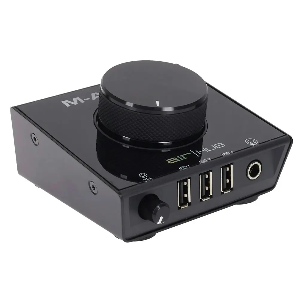 M-Audio Air Hub Port USB Monitoring Audio Interface w/ Headphone Output Black