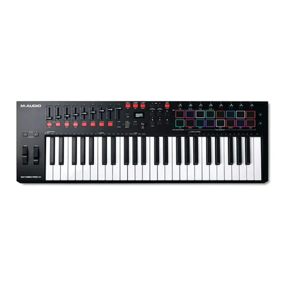 M-Audio Oxygen Pro 49 USB 80cm Keyboard Controller Semi-Weighted 49-Key MIDI BLK