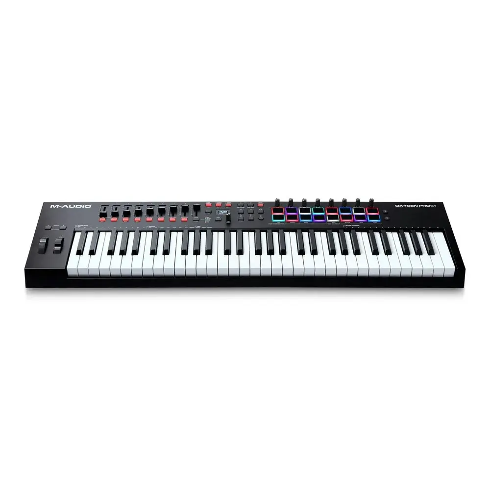 M-Audio Oxygen Pro 61 USB 96cm Keyboard Controller Semi-Weighted 61-Key MIDI BLK