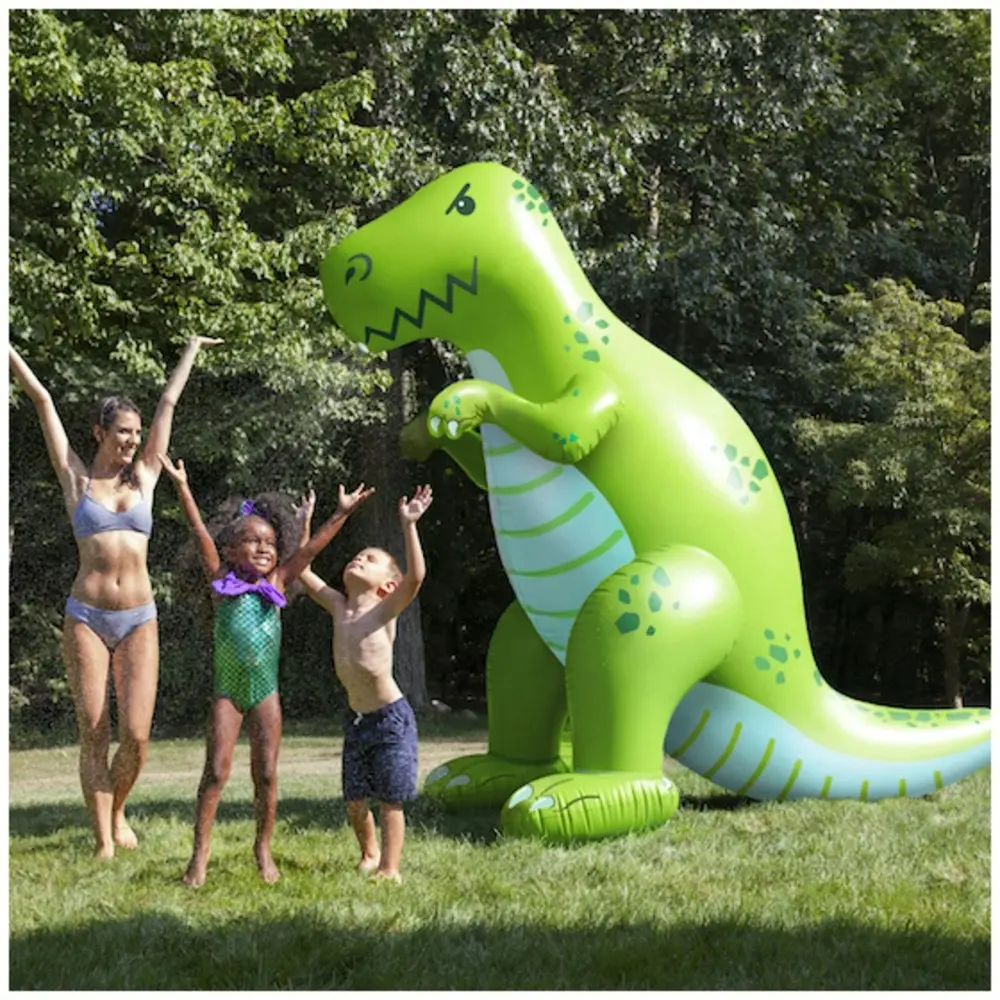 Bigmouth Inc Ginormous 6ft Tall Inflatable Dinosaur Yard/Garden Water Sprinkler