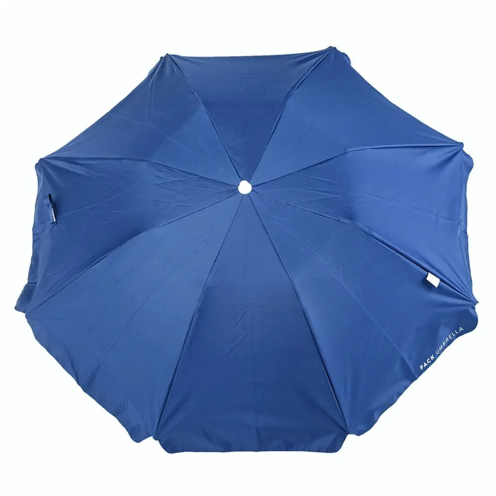 Life! Pack 170x170cm UPF50+ Sun Beach Tiltable Portable Outdoor Umbrella Shelter