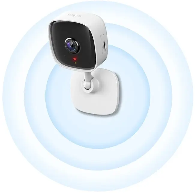 TP Link Tapo C100 1080P Home Security Wi-Fi Camera w/ Night Vision/Audio White