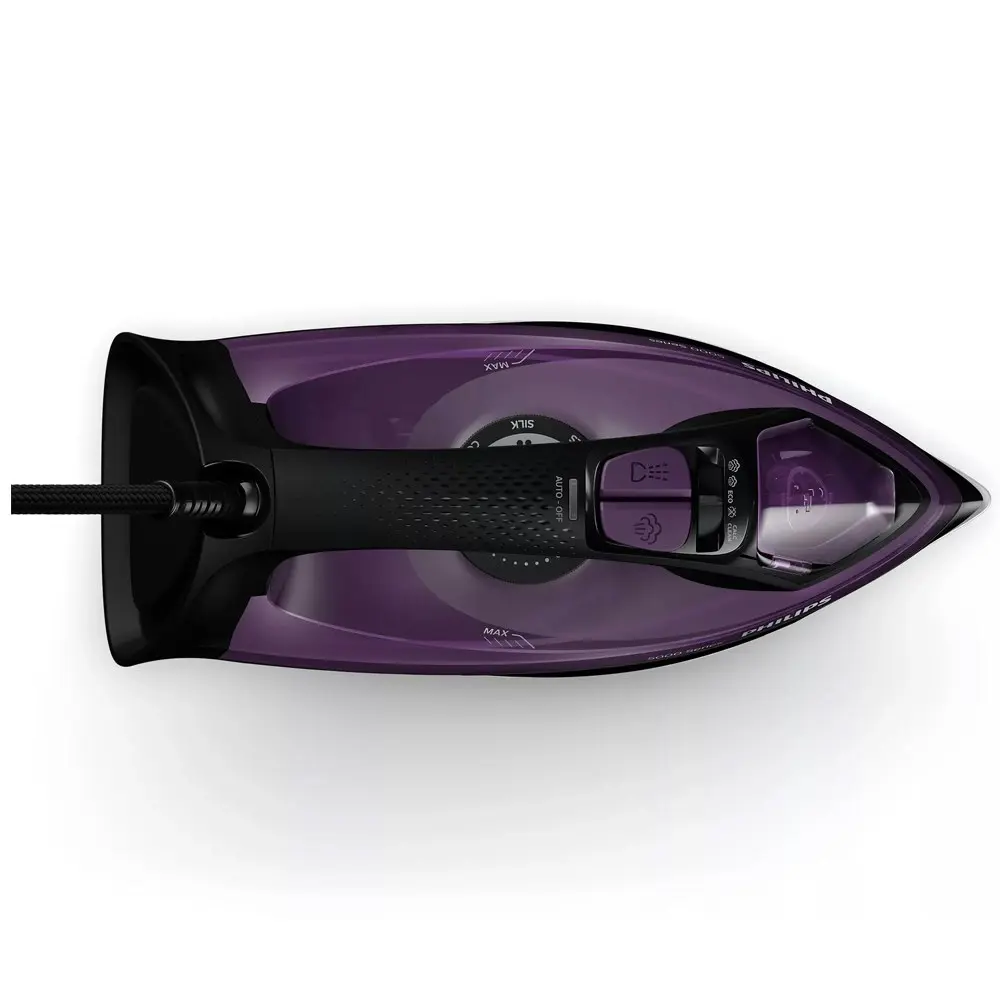 Philips DST5030-80 Steam Corded Iron Black/Purple Clothes/Garments 2400W