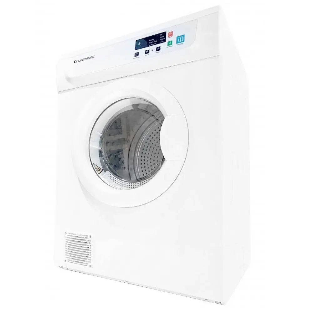 Kleenmaid 7kg Electric Front Vented Clothing Dryer/Airer Touch Control White 97L