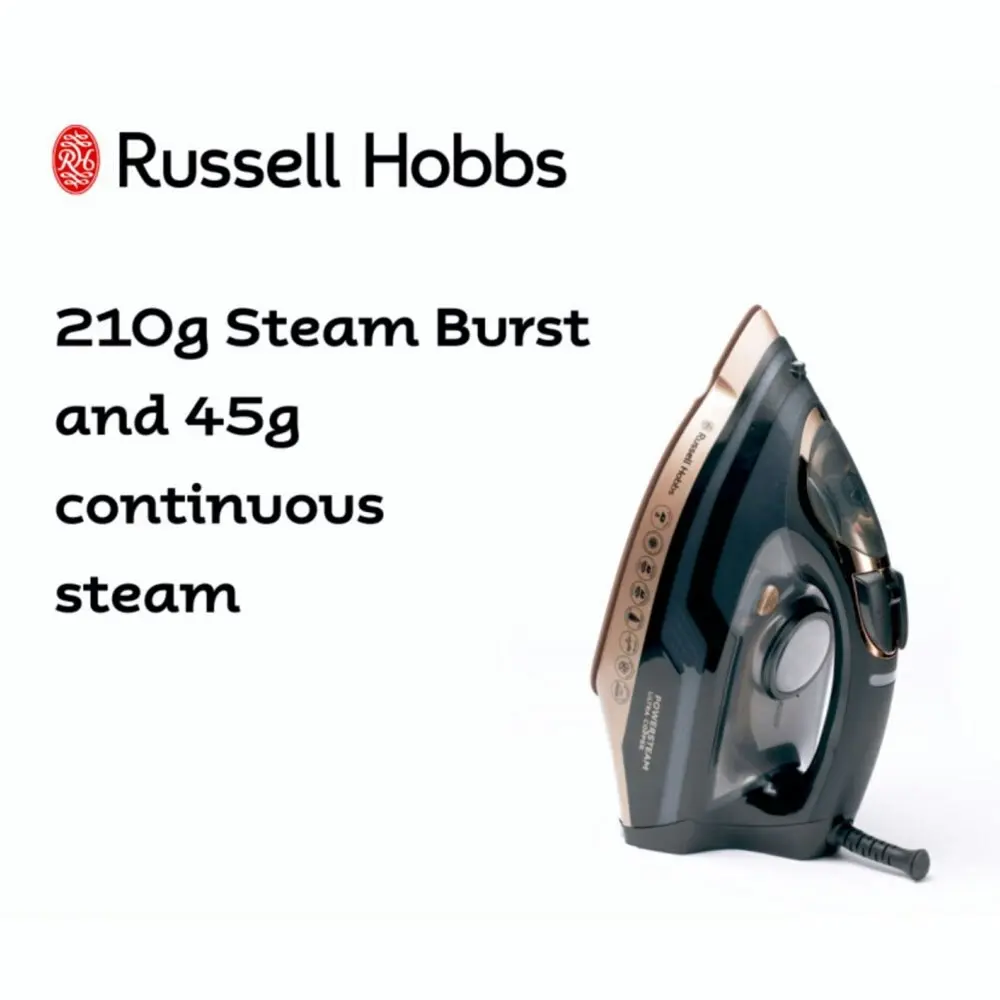 Russell Hobbs RHC560 Powersteam Ultra Copper Steam Garment Iron/Ironing 2400 W