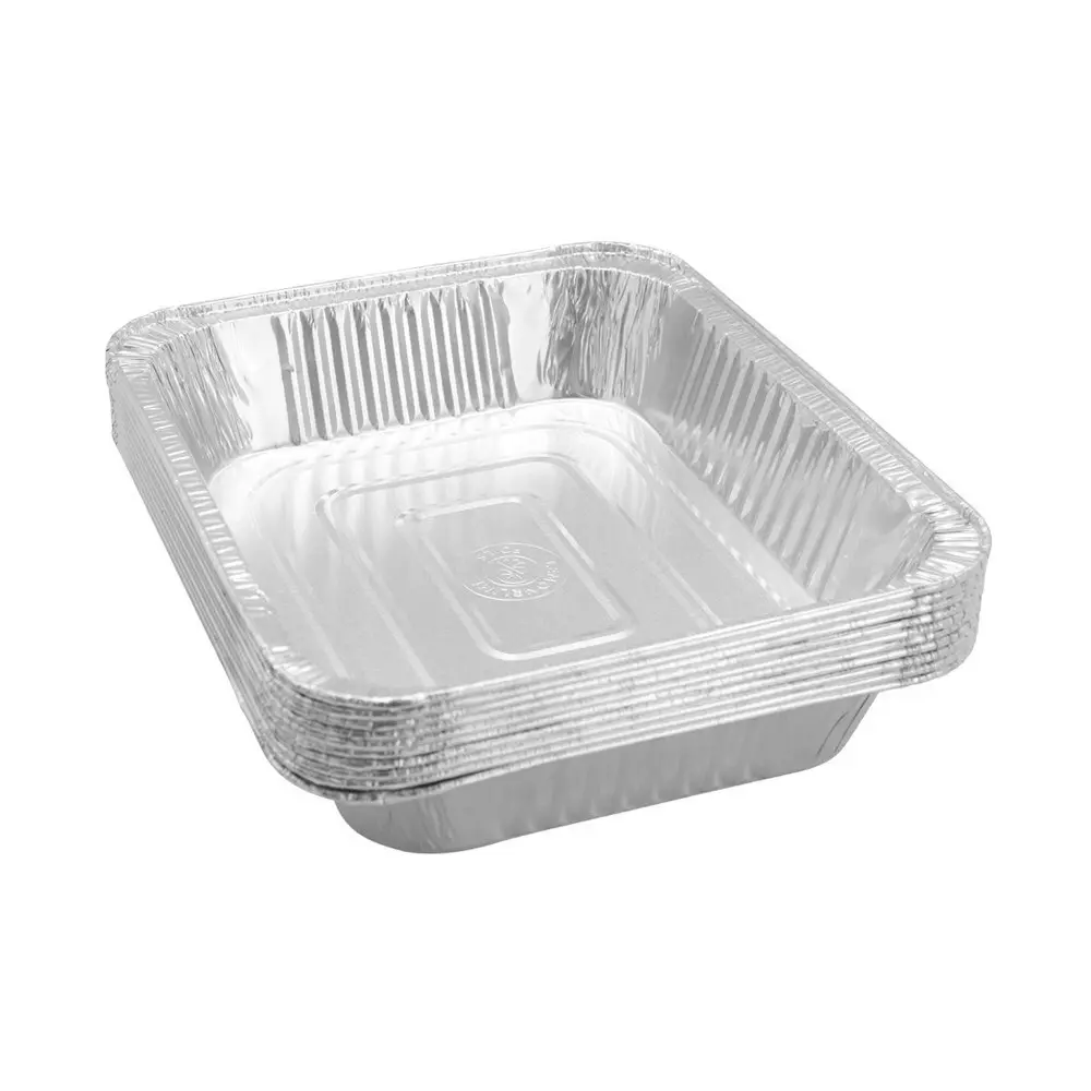 30pc Lemon & Lime 32x26.5x6cm Aluminium Foil Tray BBQ/Oven Roasting/Baking Tray