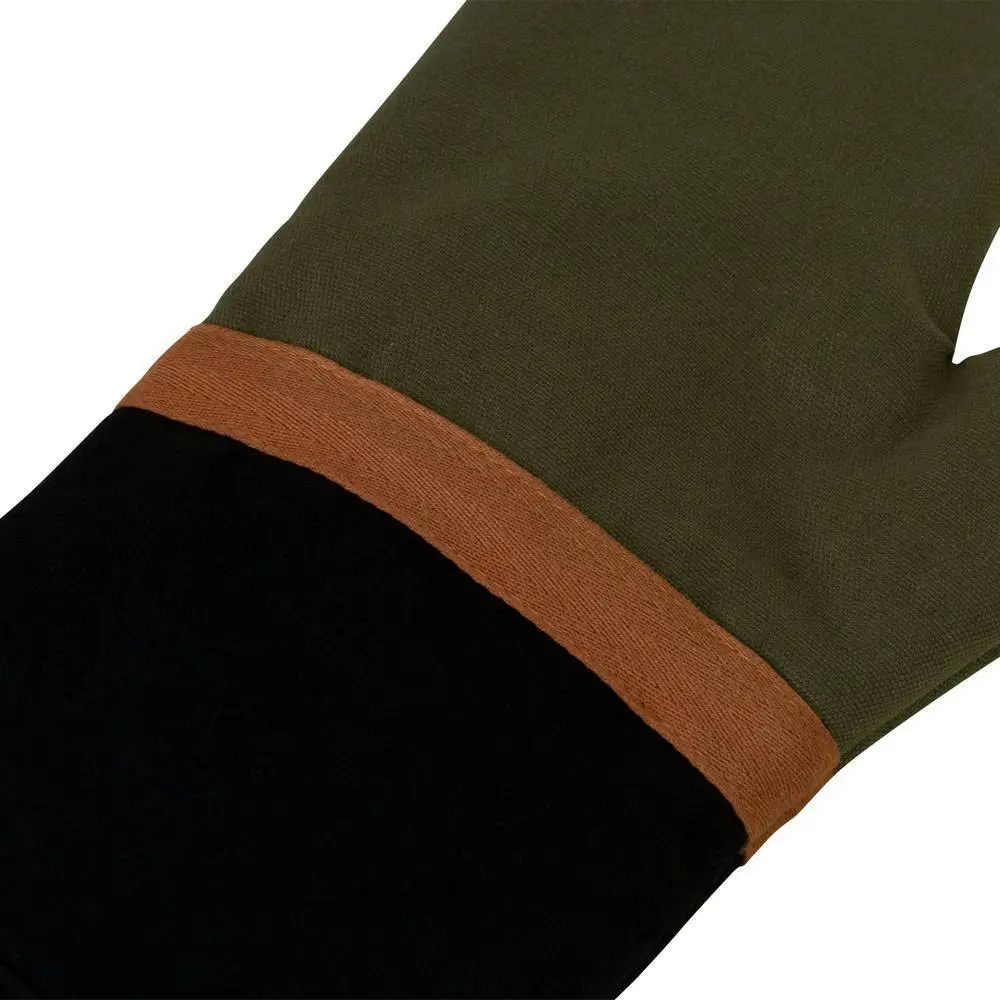 J. Elliot Selby Cotton Oven Mitts 34cm Kitchen Cooking/Baking Gloves Olive/Black