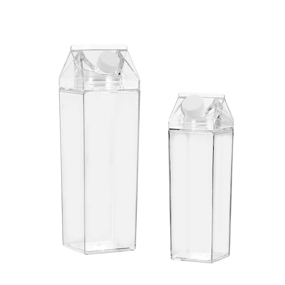 2x Boxsweden 1L Crystal Fridge Bottle Water/Juice Beverage Clear Storage w/ Lid