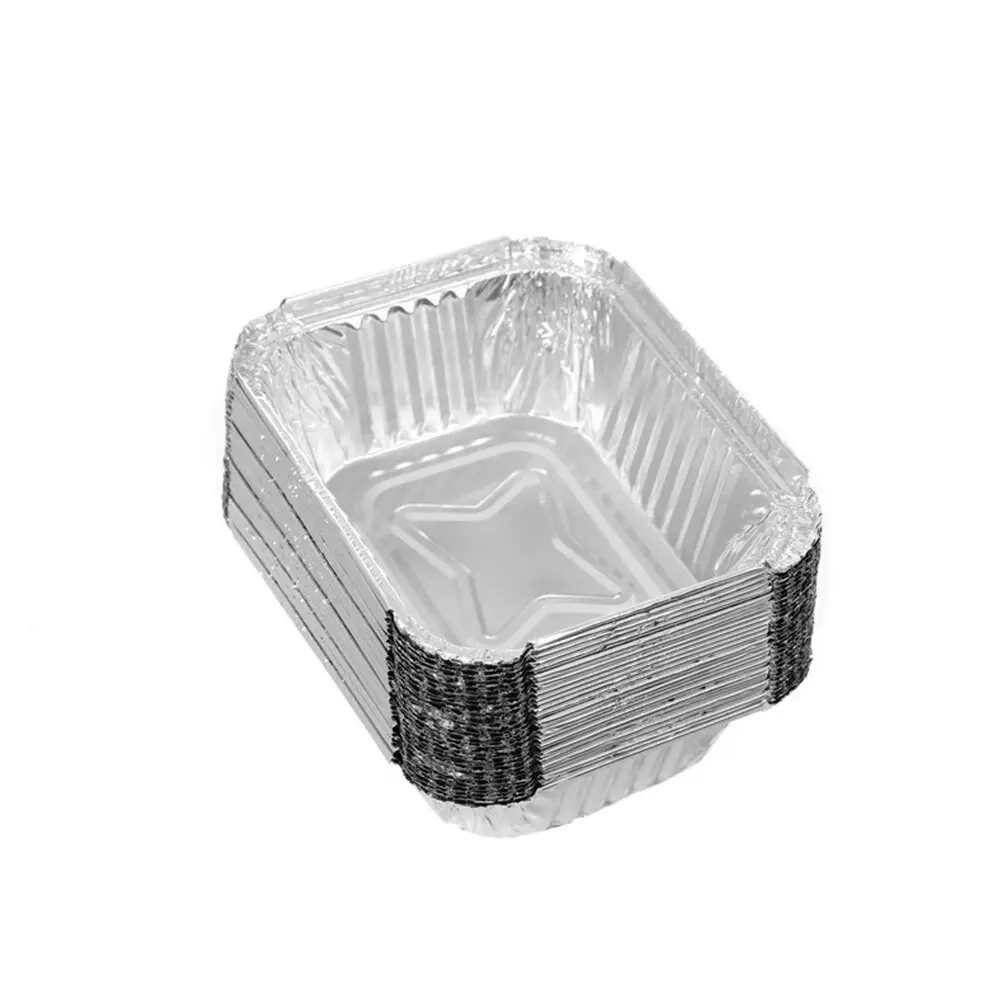 90PK Lemon & Lime Foil Container BBQ Dish/Food Tray Baking Storage w/ Lid Silver