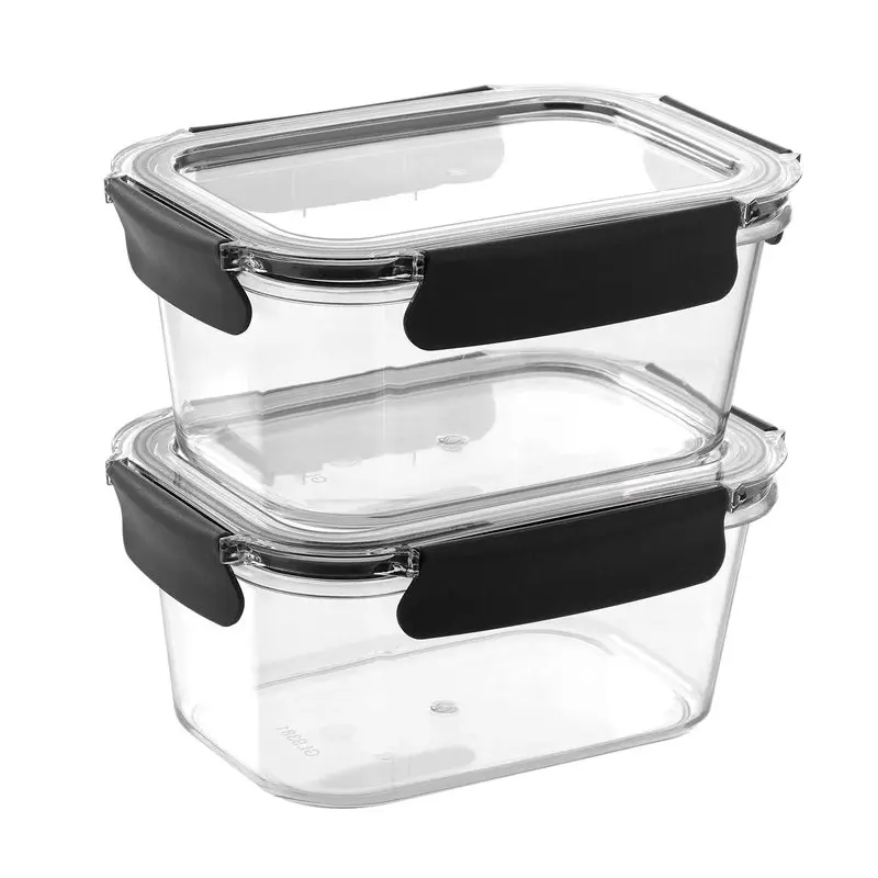 9pc Lemon And Lime Crystal Fresh Air-Tight Food Rice Pasta Storage Containers