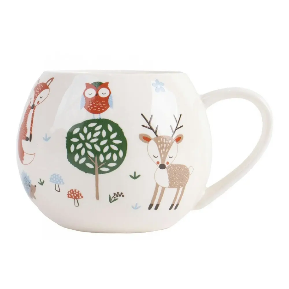 Ladelle Woodland Mini Hug Kids/Childrens Mug 160ml Porcelain Kitchen Drink Cup