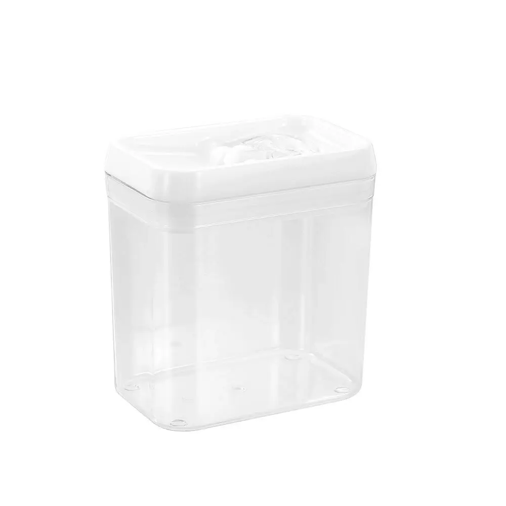 Lemon & Lime Flip Lock 1.6L/16.5cm Food Storer/Storage Rectangle Container Clear