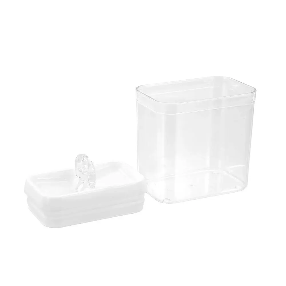 Lemon & Lime Flip Lock 1.6L/16.5cm Food Storer/Storage Rectangle Container Clear