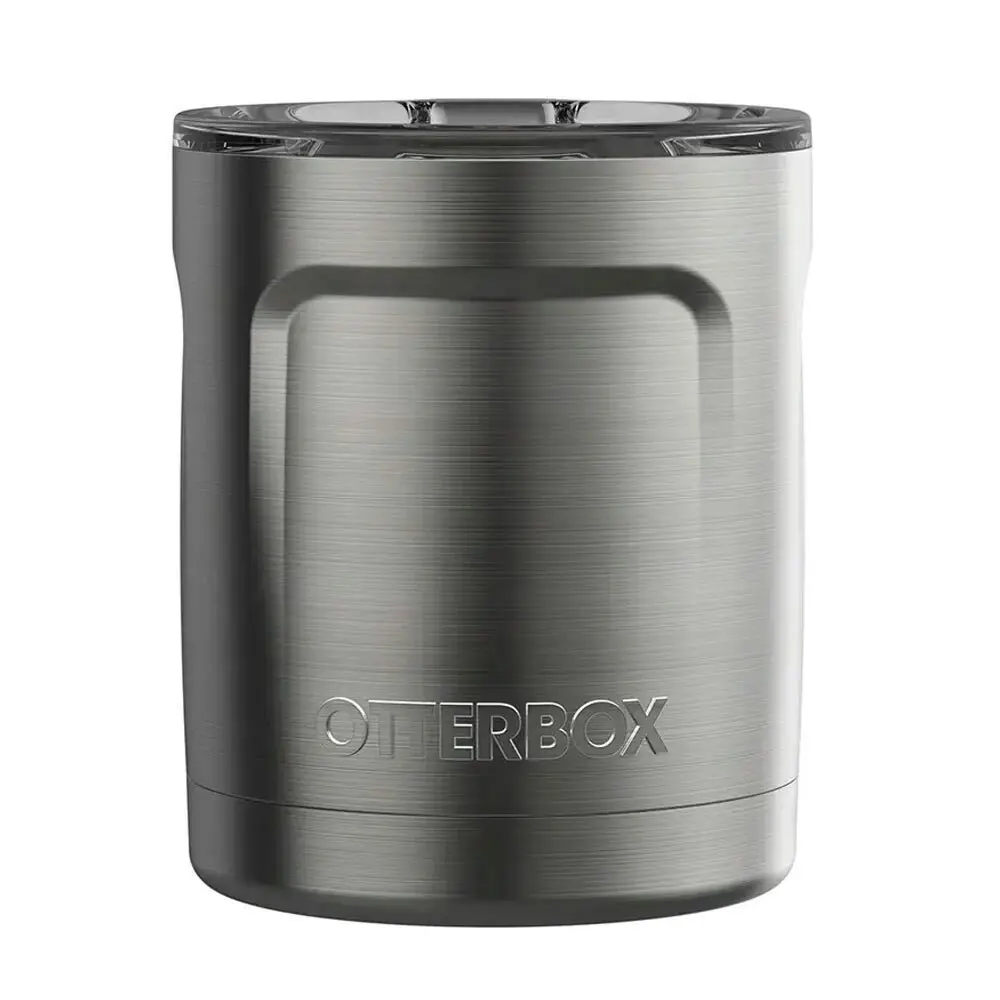 Otterbox Elevation Tumbler 300ml Travel Drink Cup w/Lid Stainless Steel Silver