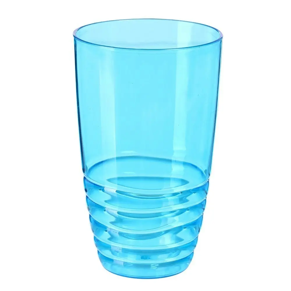 6x Lemon & Lime Wave Deco 700ml Tumbler Water/Juice Drink Party/Picnic Cup Asst