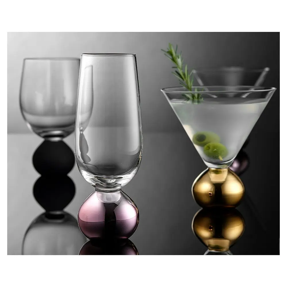 2pc Tempa Astrid 250ml Champagne Glass Cocktail/Water Juice Drinking Cup Rose